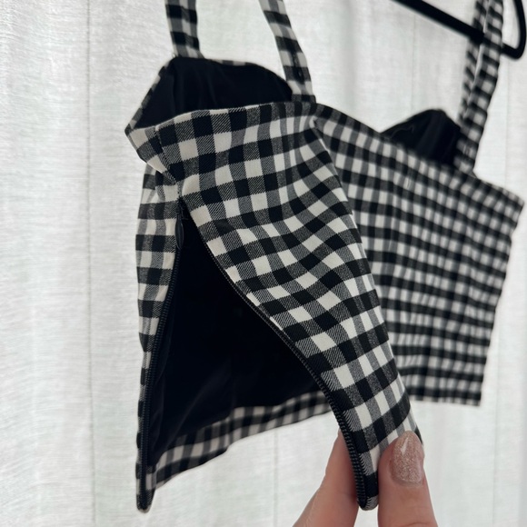 Dynamite Grace High-Rise Gingham Pant and Crop Top, BNWT - Picture 15 of 16